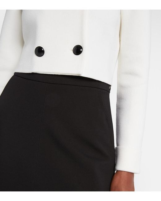 Dorothee Schumacher Natural Sharp Ambition Wool-Blend Jacket