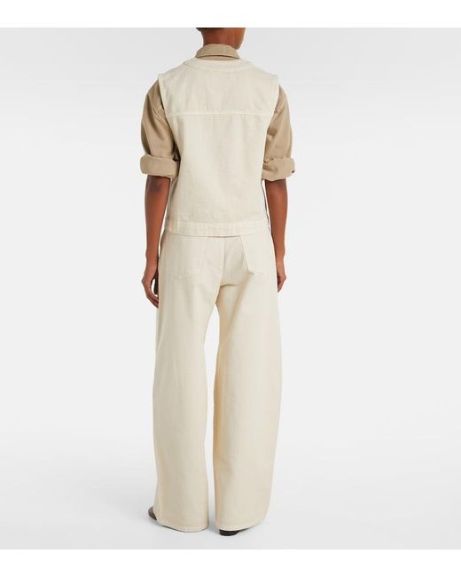 Lemaire White Cotton Vest