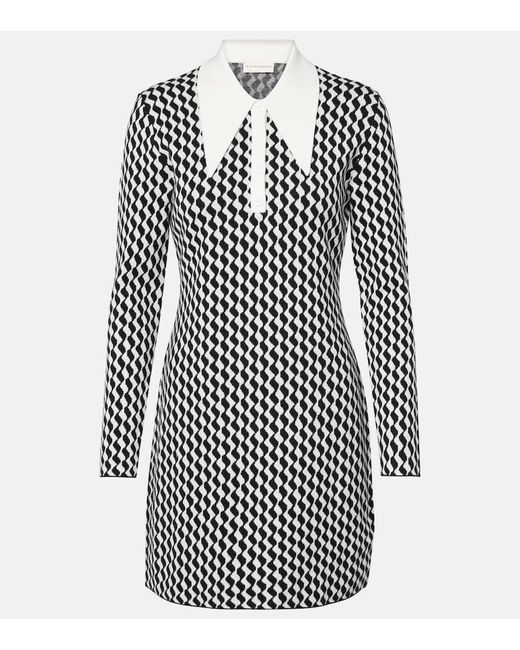 Rixo Black Minikleid Aus Einem Baumwollgemisch