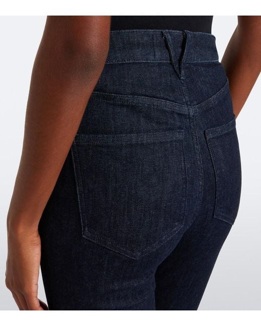 Veronica Beard Blue Beverly Flared Jeans