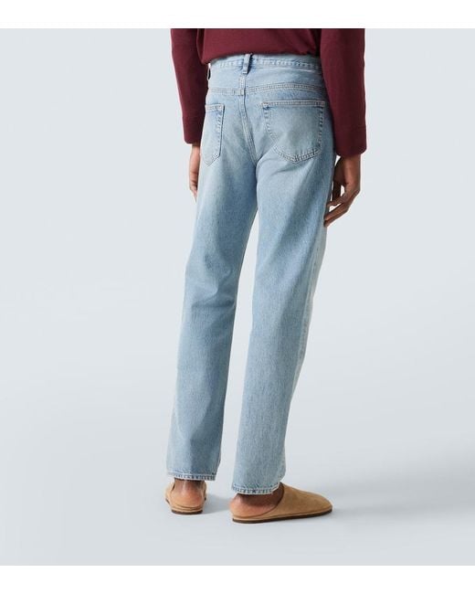 FRAME Mid-Rise Straight Jeans The Straight in Blue für Herren