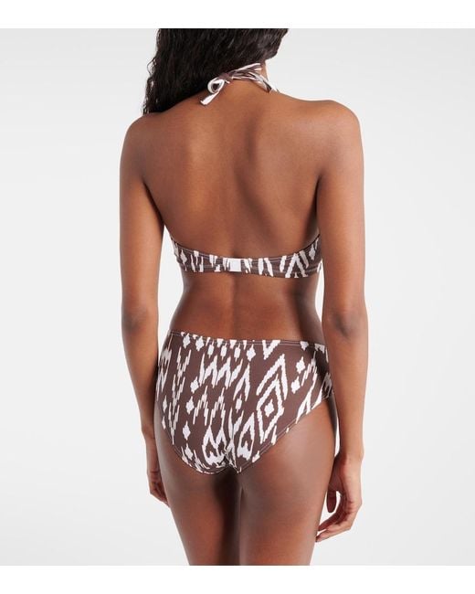 Eres White Dry Printed Bikini Bottoms