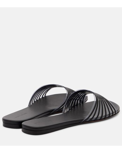 AMINA MUADDI Black Mookie Slides