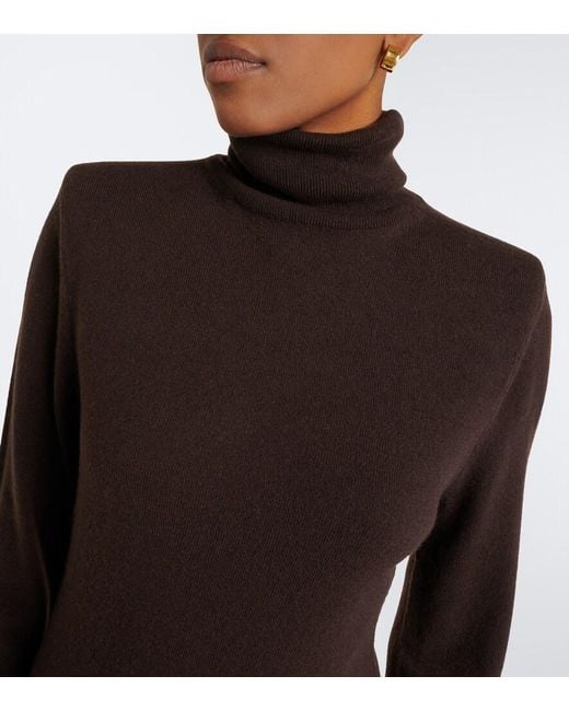 Jardin Des Orangers Black Cashmere Turtleneck Sweater