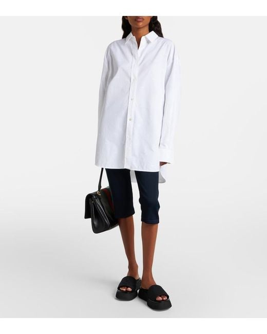 Gucci Black Gg Canvas Platform Slides