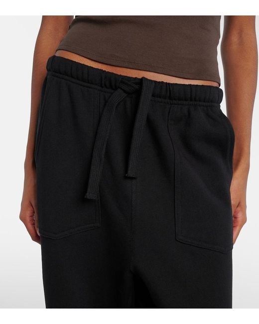 Nili Lotan Black Dulce Cotton Sweatpants
