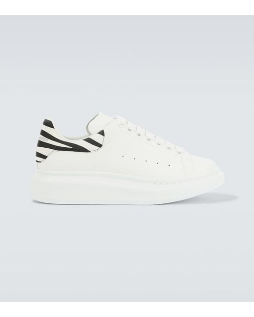 Alexander McQueen Oversize-Sneakers Aus Leder in White für Herren