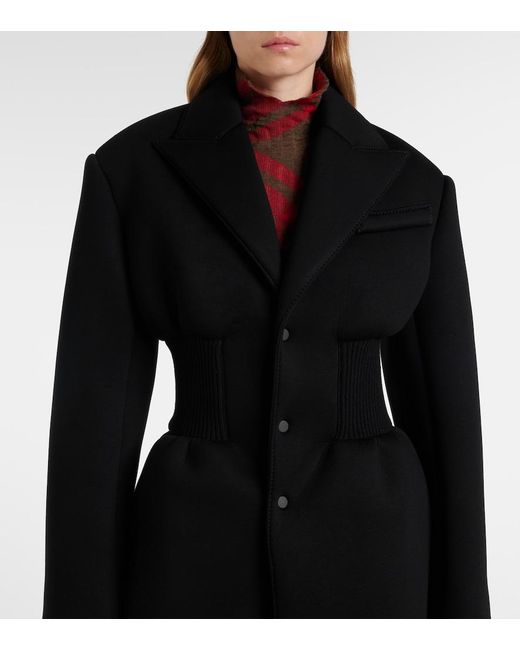 Wardrobe NYC Black Bonded Coat
