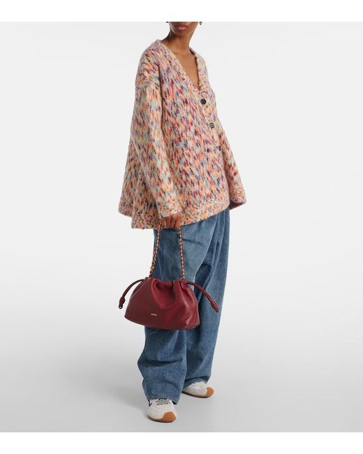 Loewe Red Medium Flamenco Purse