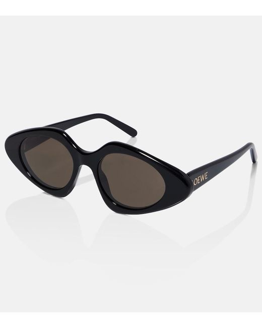 Loewe Brown Slim Oval Sunglasses