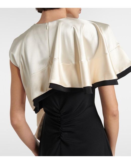 Altuzarra Black Topolino Silk Gown