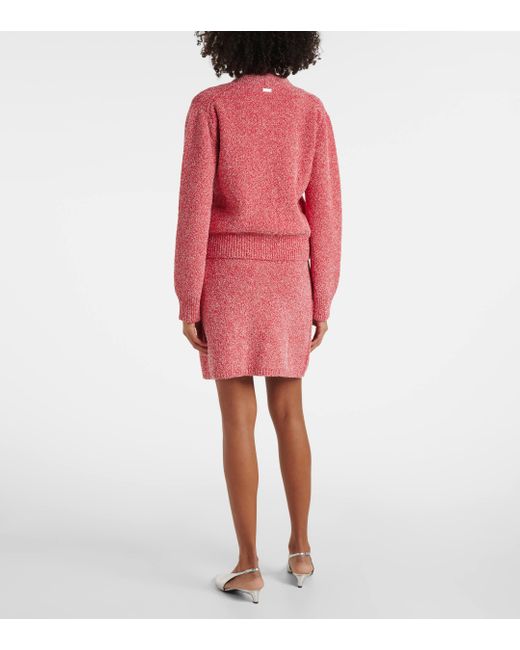 Ferragamo Pink Cotton-blend Cardigan