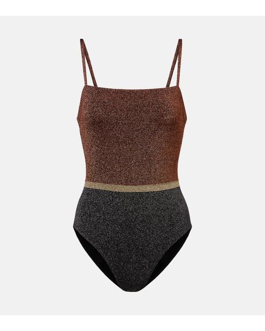 Eres Brown Calanque Irisee Swimsuit