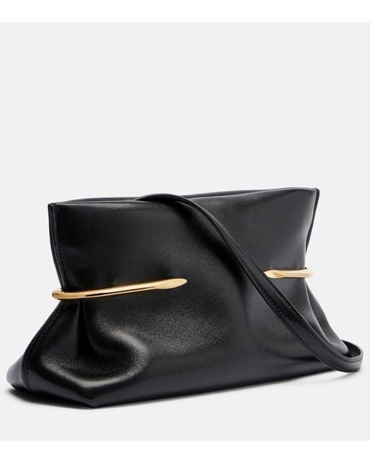 Givenchy Black Pinch Mini Leather Clutch