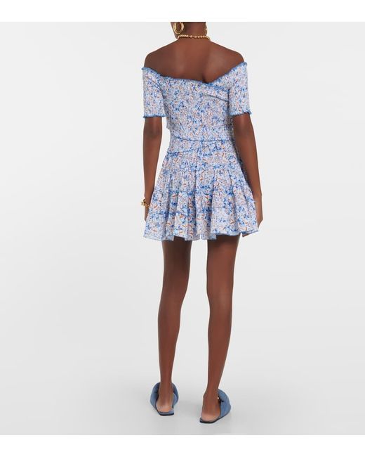 Poupette Blue Minikleid Soledad Aus Baumwolle