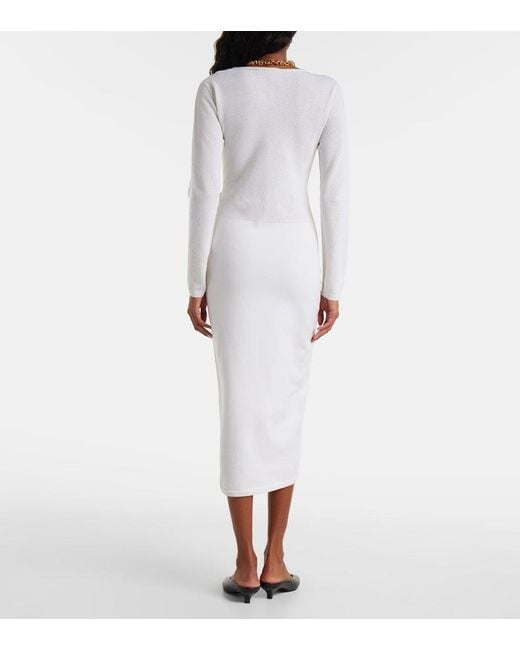 Abito Midi Sophia di Max Mara in White