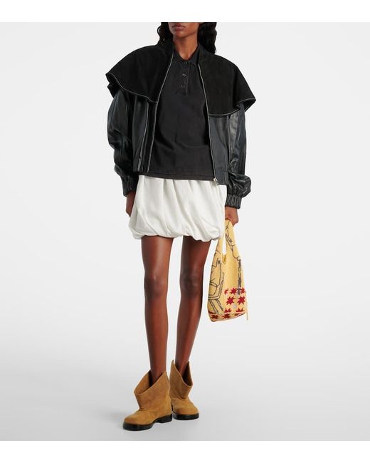 J.W. Anderson Black Polohemd Aus Baumwoll-Pique