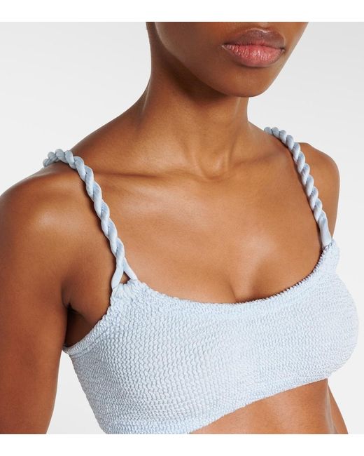 Hunza G Blue Phoebe Bikini