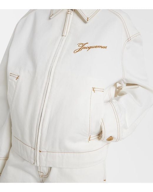 Jacquemus White De Nimes Denim Jacket