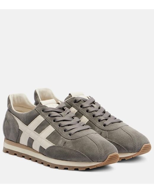 Hogan Gray 86Er Suede Sneakers