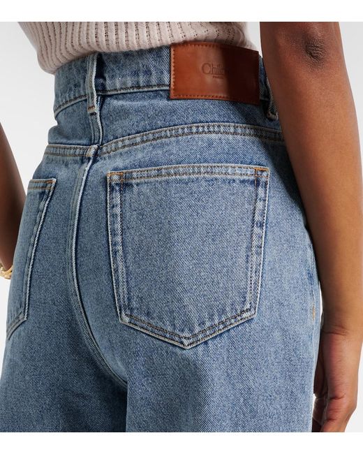 Chloé Blue Tapered Jeans