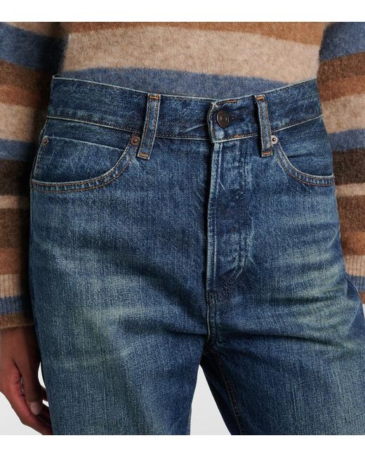 Jeans Rectos The Stack FRAME de color Blue