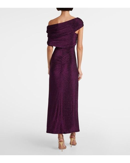 Diane von Furstenberg Purple Maxikleid Agustin Aus Jersey