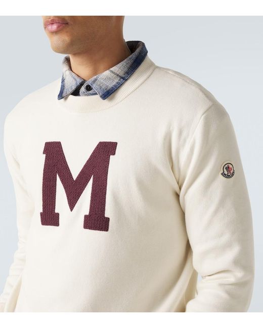Pullover di Moncler in Natural da Uomo