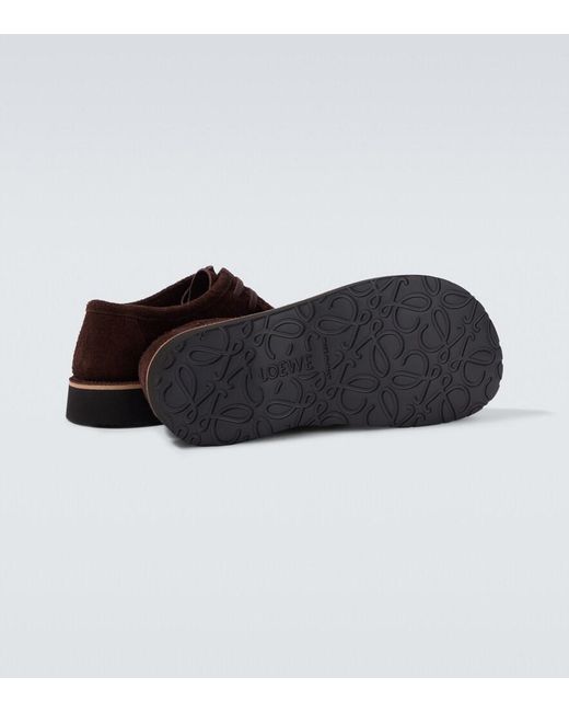 Loewe Desert Boots Faro Aus Veloursleder in Brown für Herren