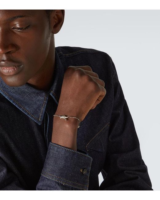 Bracciale di Bottega Veneta in White da Uomo