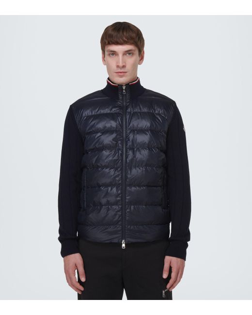 MONCLER - Bodri contrast-panel relaxed-fit shell-down jacket