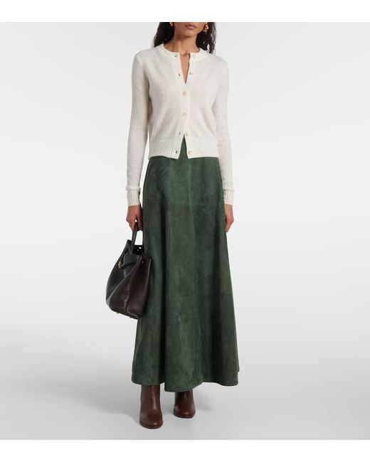 Altuzarra White Thea Wool And Alpaca-Blend Cardigan