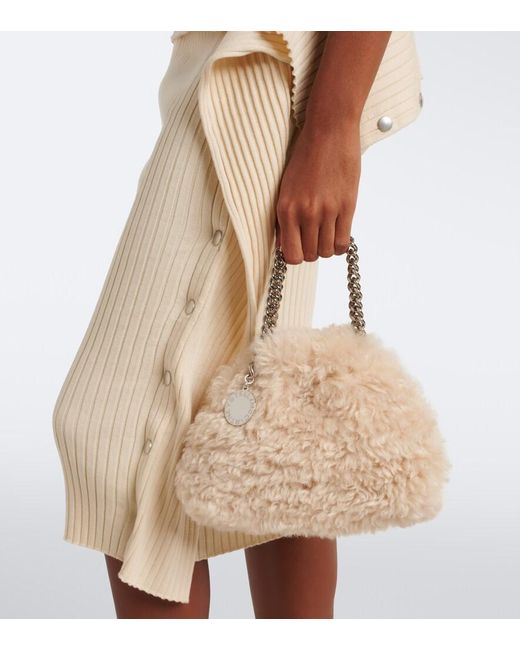 Stella McCartney Natural Falabella Mini Shoulder Bag