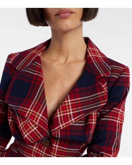 Vivienne Westwood Red Tartan Blazer
