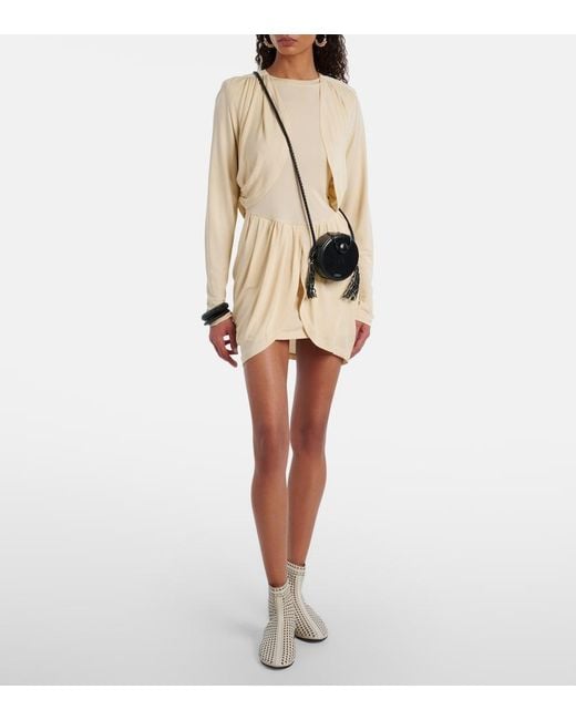 Isabel Marant White Ferix Laser-Cut Leather Ankle Boots