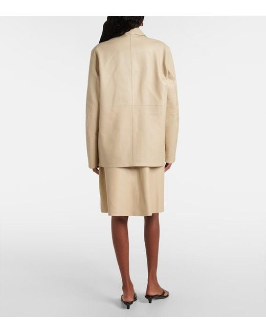Totême Natural Leather Jacket