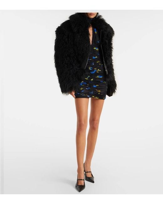 Blumarine Black Shearling Jacket