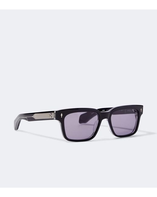 Jacques Marie Mage Black Molino 55 Square Sunglasses for men