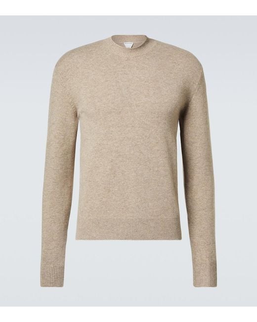 Bottega Veneta Natural Cashmere Knitwear for men