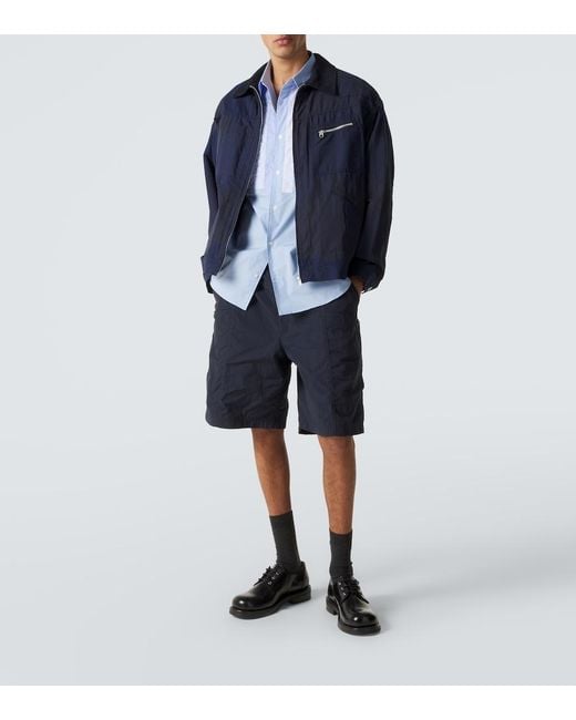 Comme des Garçons Blue Cotton Poplin Shirt for men