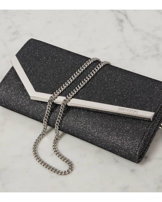Jimmy Choo Black Clutch Emmie