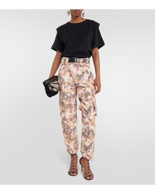 Isabel Marant Black Zelitos Cotton Top
