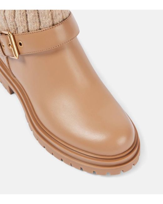 Gianvito Rossi Brown Stiefel Thurso Mit Leder