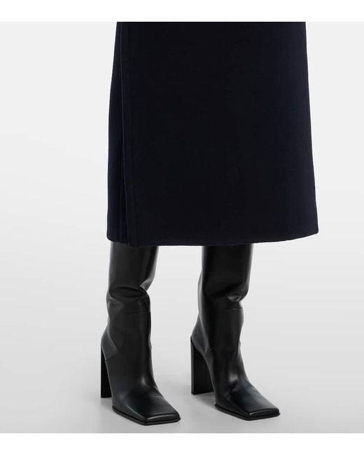Cappotto Asimmetrico di Alaïa in Blue