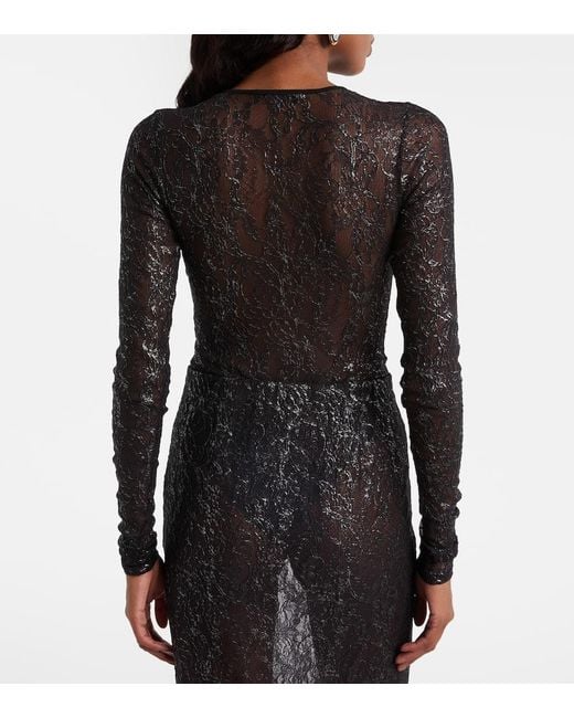 Wardrobe NYC Gray Body Aus Spitze