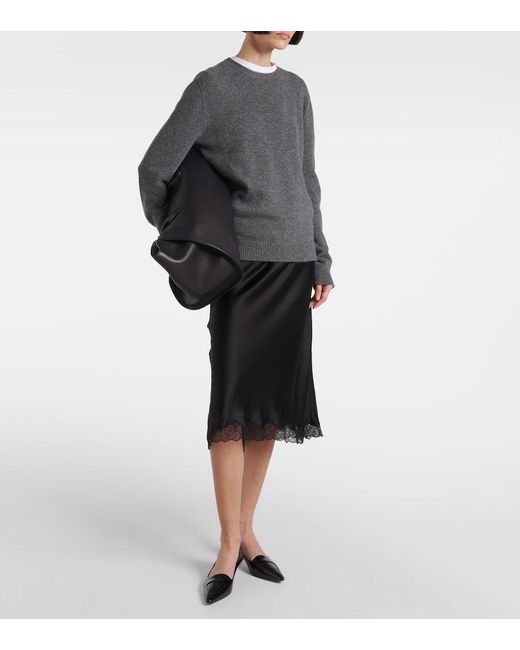 Pumps Mocassino Viv di The Row in Black