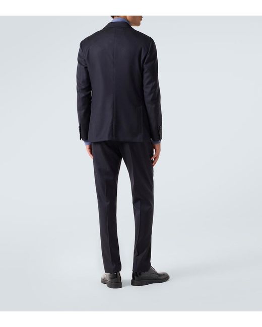 Lardini Black Virgin Wool Suit for men