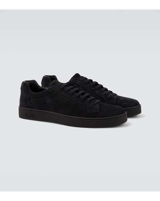 Church's Black Ludlow Suede Sneakers for men