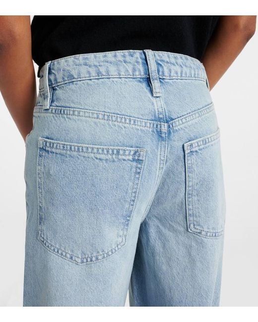 Jeans barrel a vita alta di FRAME in Blue