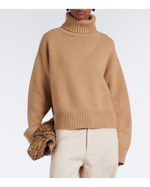 Extreme Cashmere Natural N°434 Crop Xtra Cashmere Sweater